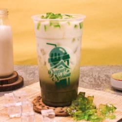 Greentea Jelly Drink