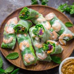 Grilled Shrimp Salad Roll (udang)