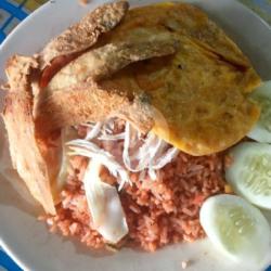 Nasi Goreng Mawut Telor   Ikan Asin