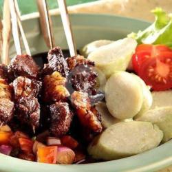 Lontong Sate Kambing 10 Tusuk