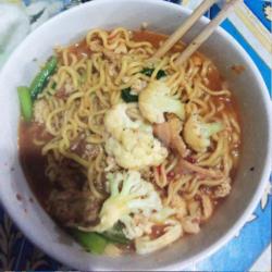 Mie Kriting Kuah Kembang Kol Bakso