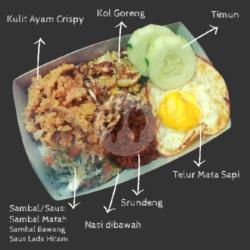 Nasi Kulit Telur Mata Sapi