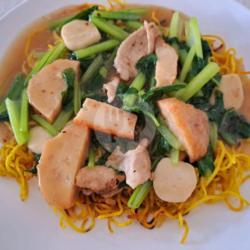 Mie Panggang Siram / Mie Kwantong (ayam)