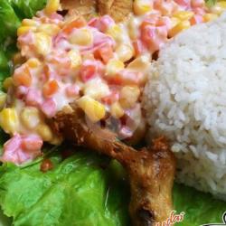 Nasi Ayam Salad