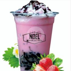 Milshake Strawbery Boba/cincau