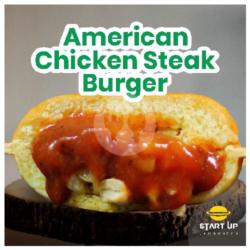 American Chicken Steak Burger