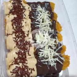 Pisang Crispy Tiramisu Coklat Keju Messes