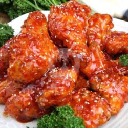 Crispy Chicken Wing Saos Bbq