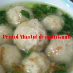 Pentol Mantul Dengan Kuah