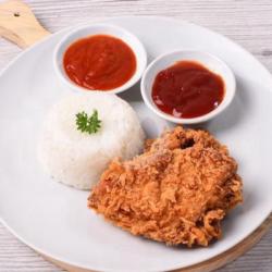 Nasi   Ayam Dada Crispy