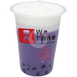 Taro With Milk Cheese Boba