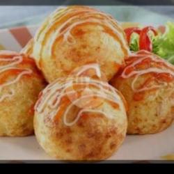 Takoyaki Telur Bihun Sosis