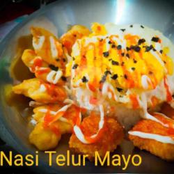 Nasi Ayam Telur Mayo