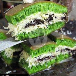 Pandan Doubel Keju Coklat Susu