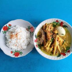 Porsi Ceker  Telur Bulat   Nasi Putih