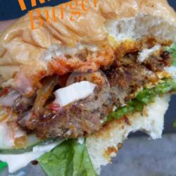 Beef Burger   Burger Ori   Kentang   Es Nutrisari