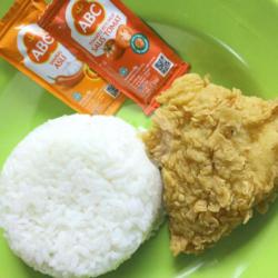 Nasi Ikan Dori Crispy