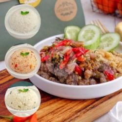 Beef Matah Nasi Jeruk / Nasi Cikur / Nasi Putih