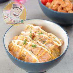 Salmon Baked Rice