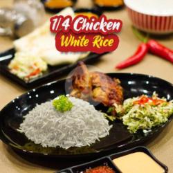 1/4 Chicken   White Rice