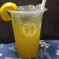 Lemon Biji Selasih Cup Besar 22oz