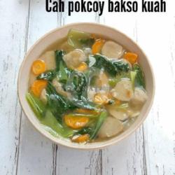 Cah Pakcoy Bakso Kuah