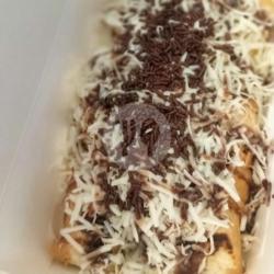 Pisang Bakar Susu Keju Coklat