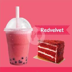 Thaitea Redvelvet   Boba/keju