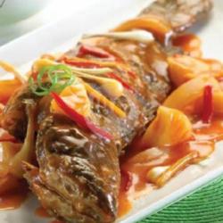 Ikan Kerapu Asam Manis   Nasi