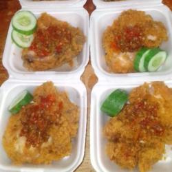 Ayam Geprek   Kentang Goreng