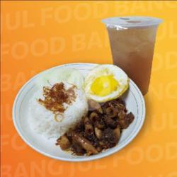 Nasi Cumi Gongso   Telur Ceplok   Es Teh