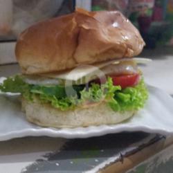 Burger Telor   Keju