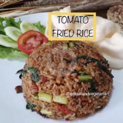 Tomato Fried Rice (vegan)