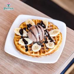 Banana Chocolate Waffle