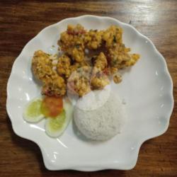 Nasi Ikan Dori Telur Asin