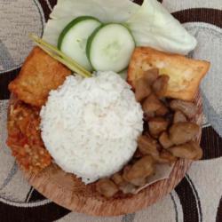 Nasi Bakso Goreng Penyet/geprek Mantul