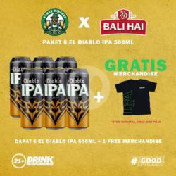 Promo 6 El Diablo Ipa Kaleng 500ml   Gratis 1 Merchandise