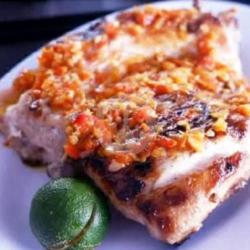 Ikan Tuna Bakar Siram Rica-rica