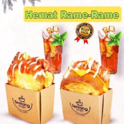 Paket Hemat Rame-rame - 2 Toast Dengan 2 Varian  2 Fresh Mint Iced Tea