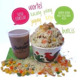 Paket Minum Bubur Ayam Mix Vegetable   Keju   Susu Coklat