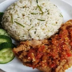 Ayam Geprek Nasi Daun Jeruk