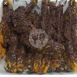 Pisang Crispy Coklat  Susu