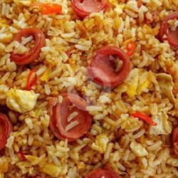 Nasi Goreng Sosis Telor Huham