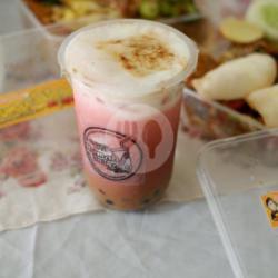 Red Valvet Cheese Boba