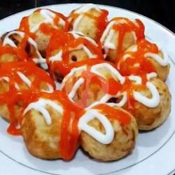 Takoyaki Sosis Keju