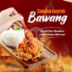 Nasi Ayam Sambal Geprek Bawang