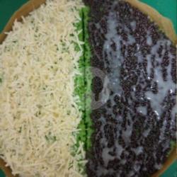 Setengah Keju Setengah Coklat Susu Pandan