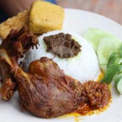 Pecel Bebek Presto   Nasi   Tahu