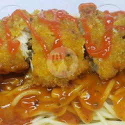 Spageti Chicken Katsu