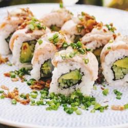 Salmon Aburi Roll